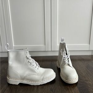 White Dr Martens, size, UK 11, US M 12, EU 46